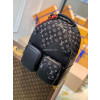 LOUIS VUITTON-M45973 루이비통 블랙 모노그램 데님 백팩 멀티포켓