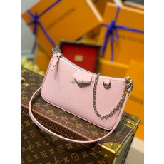 LOUIS VUITTON-M80483 루이비통 로즈 발레린 핑크 에삐 레더 이지 파우치 온 스트랩