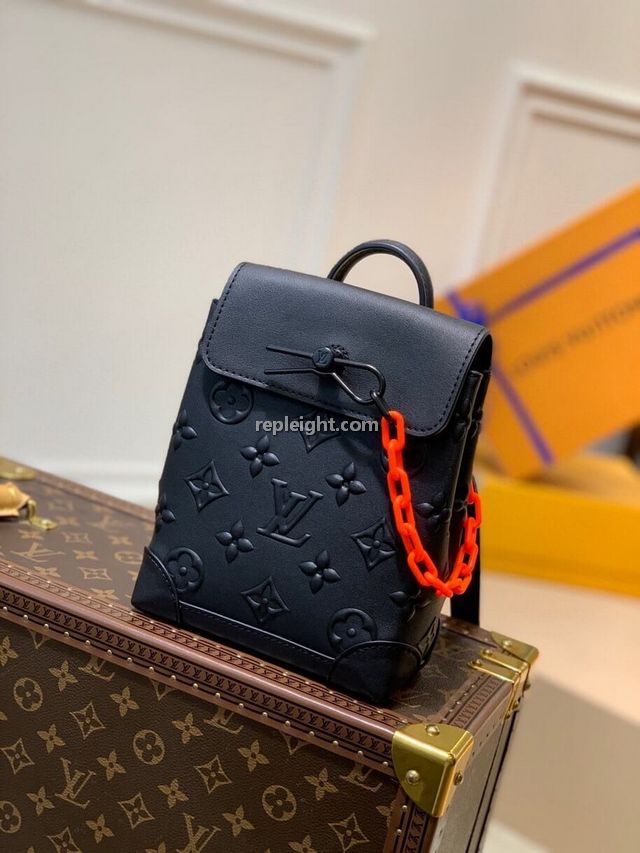 LOUIS VUITTON-M58707 루이비통 블랙 모노그램 패턴 스티머 XS