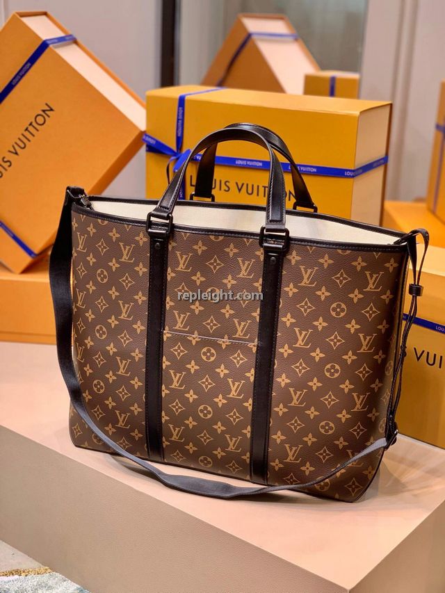 LOUIS VUITTON-M45733 루이비통 모노그램 마카사르 위켄드 토트 GM