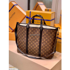 LOUIS VUITTON-M45733 루이비통 모노그램 마카사르 위켄드 토트 GM