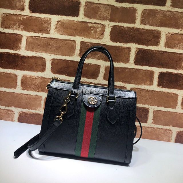 GUCCI-547551 1060 구찌 오피디아 블랙가죽 스몰 토트백