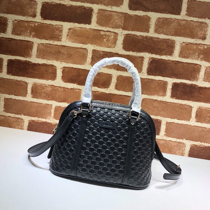 GUCCI-449654 1000 구찌 블랙 마이크로 씨마 돔 숄더백