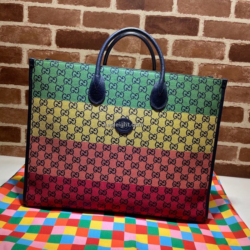 GUCCI-659980 4198 구찌 GG 멀티컬러 라지 토트백