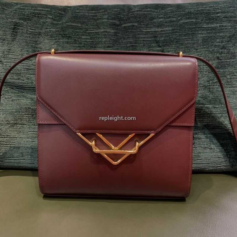 BOTTEGA VENETA-652391 보테가 베네타 다크 초콜릿 CLIP BAG