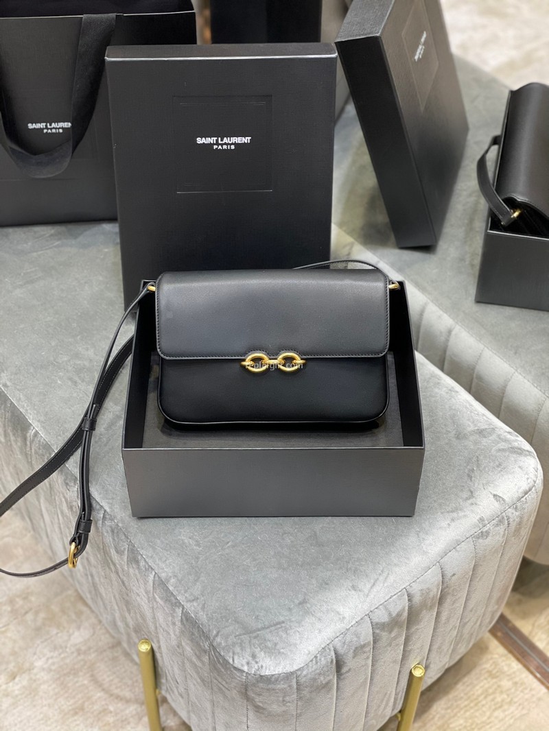 SAINT LAURENT-649795 생 로랑 블랙 LE MAILLON 사첼백