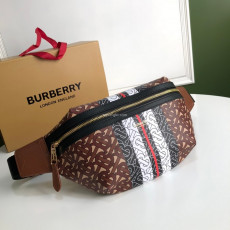 BURBERRY-80172121 버버리 미디엄 모노그램 스트라이프 E-캔버스 범백