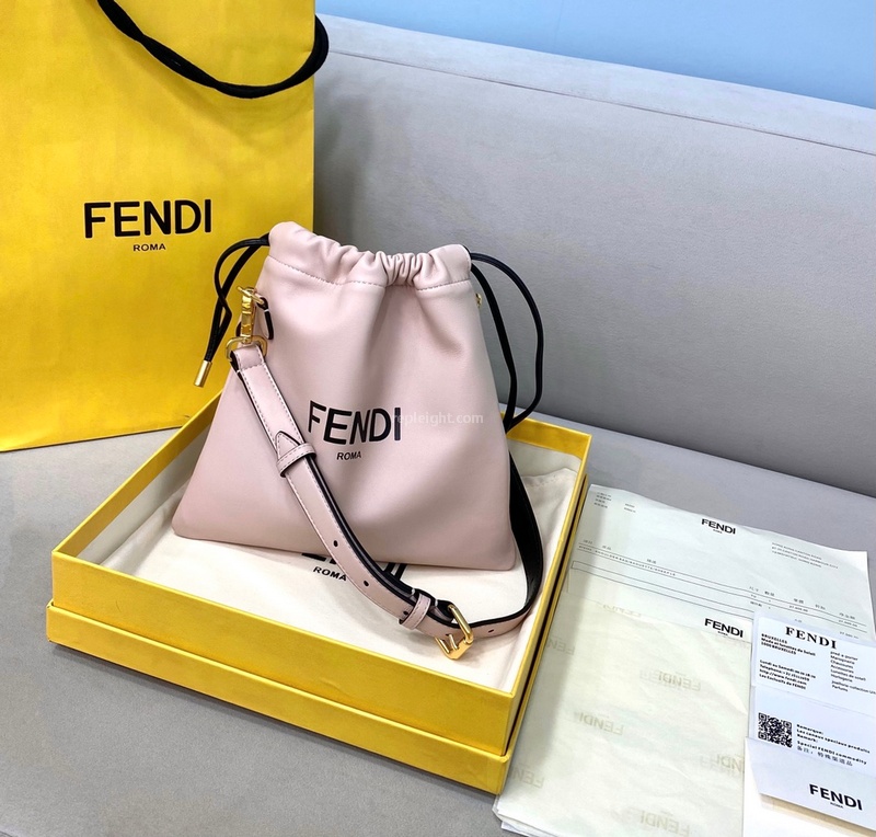 FENDI-8BT337 펜디 핑크 팩 스몰 파우치 백