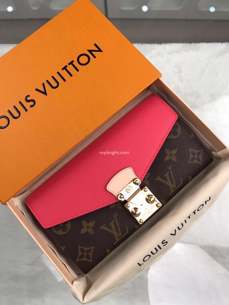 LOUIS VUITTON-M58417 루이비통 모노그램 팔라스 월릿 핫핑크