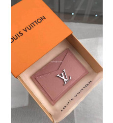 LOUIS VUITTON-M68610 루이비통 로즈 발레린 송아지 가죽 락미 카드 홀더