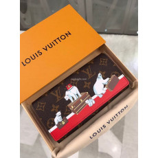 LOUIS VUITTON-M62086 루이비통 모노그램 북극곰 프린트 사라 월릿