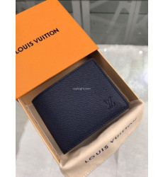 LOUIS VUITTON-M42101 루이비통 타이가 레더 아메리고 월릿 네이비