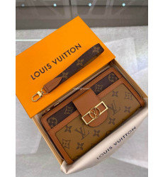 LOUIS VUITTON-M69162 루이비통 모노그램 리버스 도핀 지피 롱 월릿