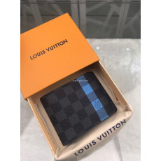 LOUIS VUITTON-N60086 루이비통 다미에 그라파이트 블루 스트라이프 슬렌더 월릿