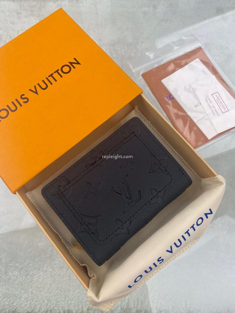 LOUIS VUITTON-M80152 루이비통 블랙 모노그램 앙프렝뜨 미디엄 컴팩트 월릿