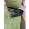 GUCCI-700338 0YA0G 1000 홀스빗 디테일 벨트 3.0CM