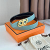 에르메스-HERMES BELT BUCKLE & REVERSIBLE LEATHER STRAP 32MM (4)