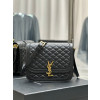 YSL-Saint Laurent 733704AABRT1000 램스킨 유연한 SOLFERINO 미디엄 사첼백