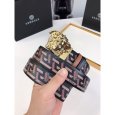 Versace- LA GRECA 메두사 리버서블 벨트 4.0CM (3)