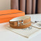 에르메스-HERMES MORS H BELT BUCKLE & REVERSIBLE LEATHER STRAP 24MM (8)