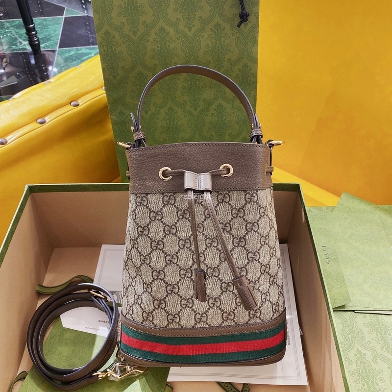 GUCCI-550621 8745 구찌 오피디아 GG 수프림 캔버스 스몰 버킷백