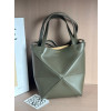 로에베 -LOEWE 0010896793 Mini Puzzle Fold Tote in shiny calfskin