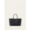 Loro Piana-로로피아나 FAO7473 로로피아나 블랙 카프스킨 기에라 스몰 쇼퍼백