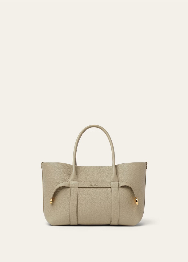 Loro Piana-로로피아나 FAO7473 드라이드 타라곤 카프스킨 기에라 스몰 쇼퍼백