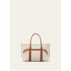 Loro Piana-로로피아나 FAO7477 내추럴 캔버스 기에라 스몰 쇼퍼백